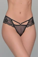 Brazilian-Σλιπ-με-Δαντέλα-και-Τούλι-Μαύρο