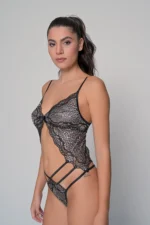 Δαντελένιο-Κορμάκι-String-Ασημί