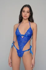 Δαντελένιο-Κορμάκι-με-Σατέν-Κορδέλες-Μπλε-Ρουά