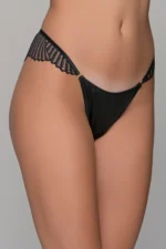Σατέν-Brazilian-Slip-με-Δαντέλα-Μαύρο