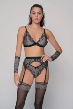 σετ εσωρούχων Ζαρτιέρα Κάλτσες